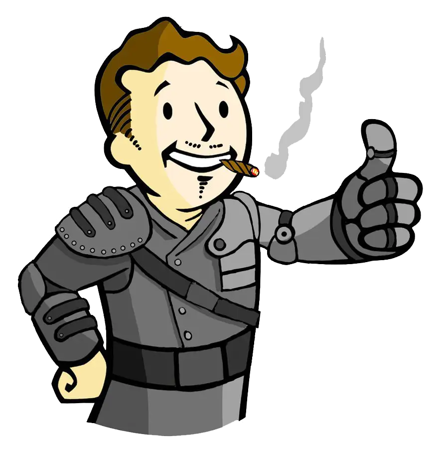 Cartoon Character Giving Thumbs Up