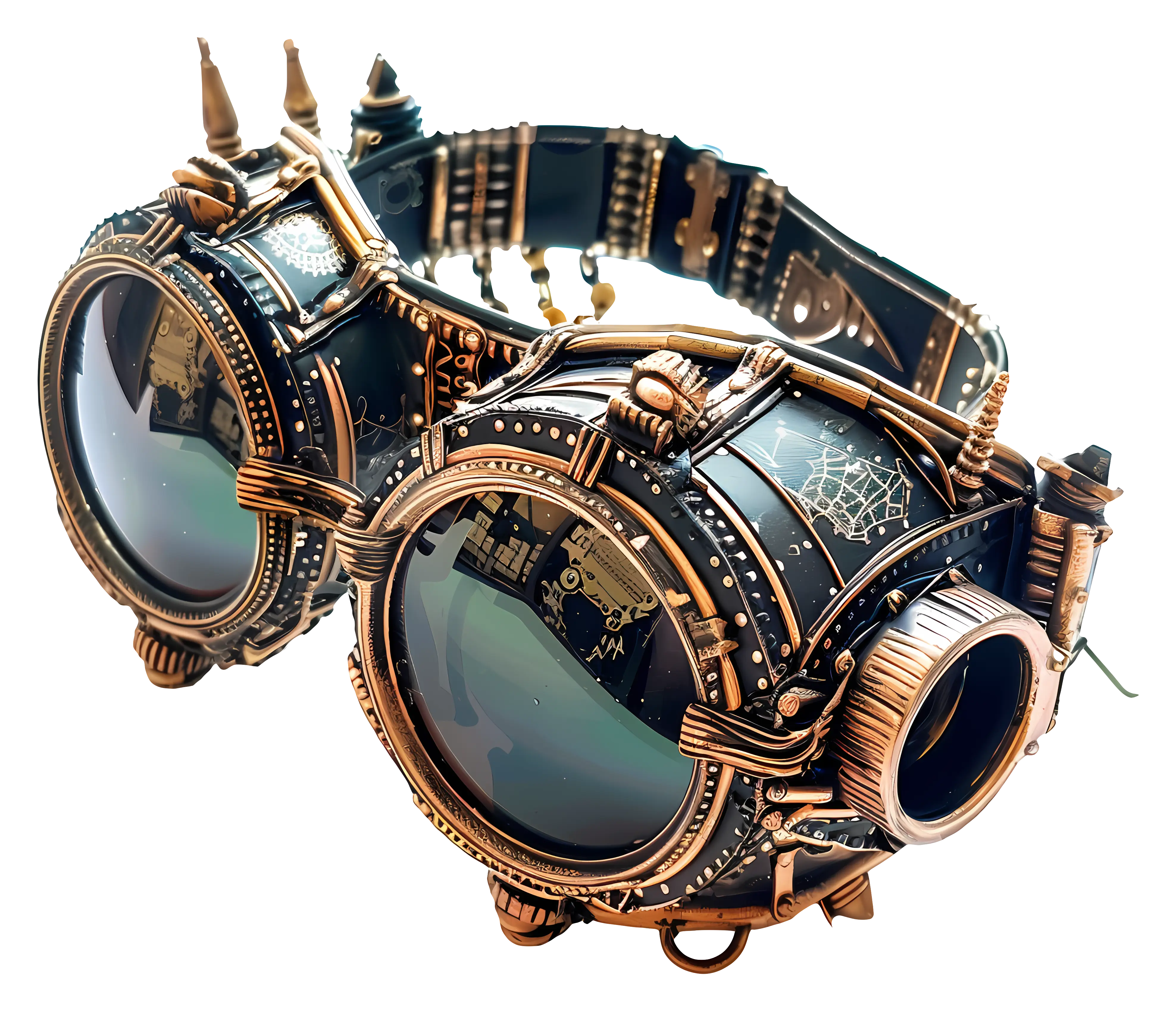 Steampunk Goggles with Intricate Design