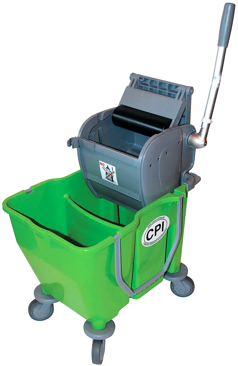 Green Mop Bucket with Handle