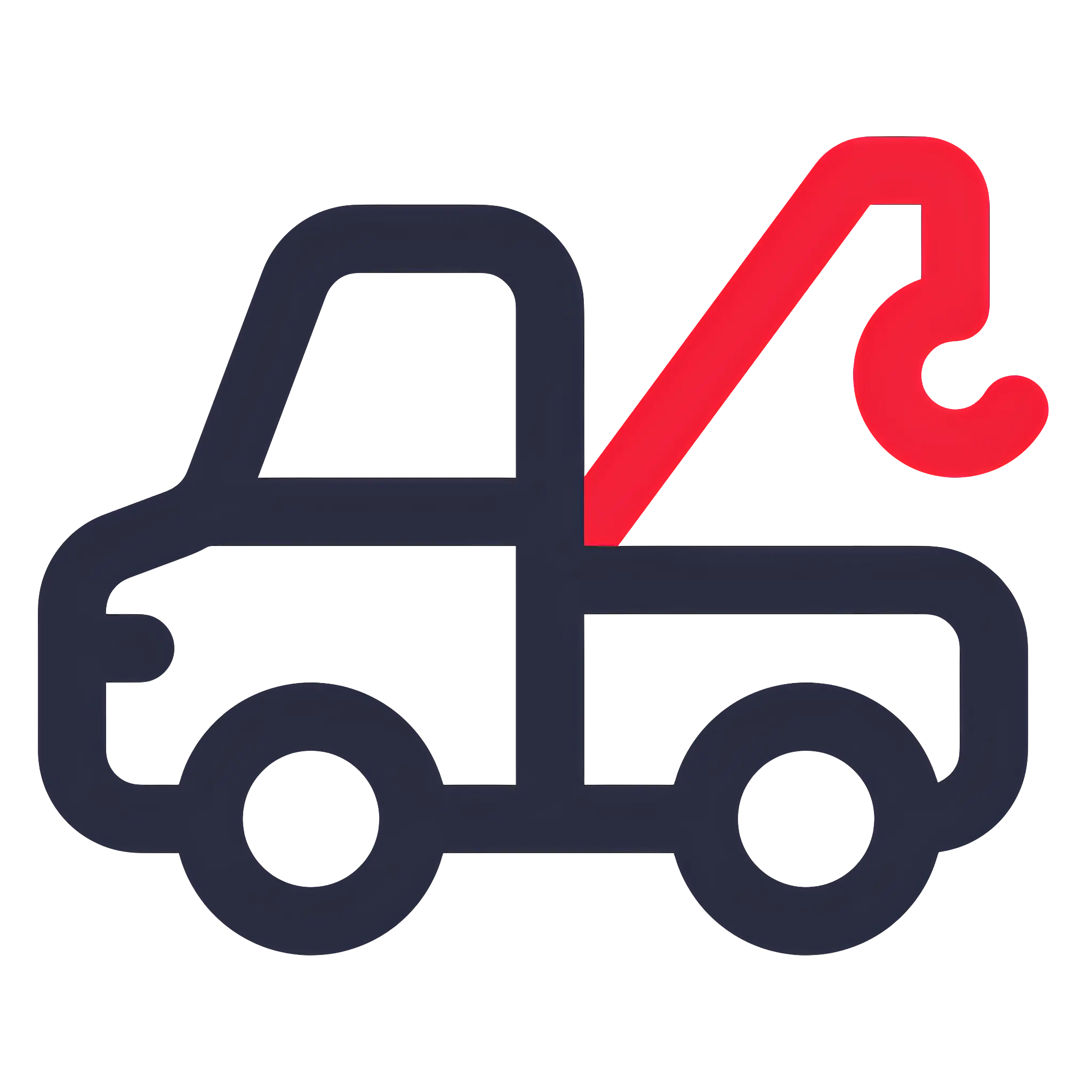 Tow Truck Icon for Vehicle Assistance
