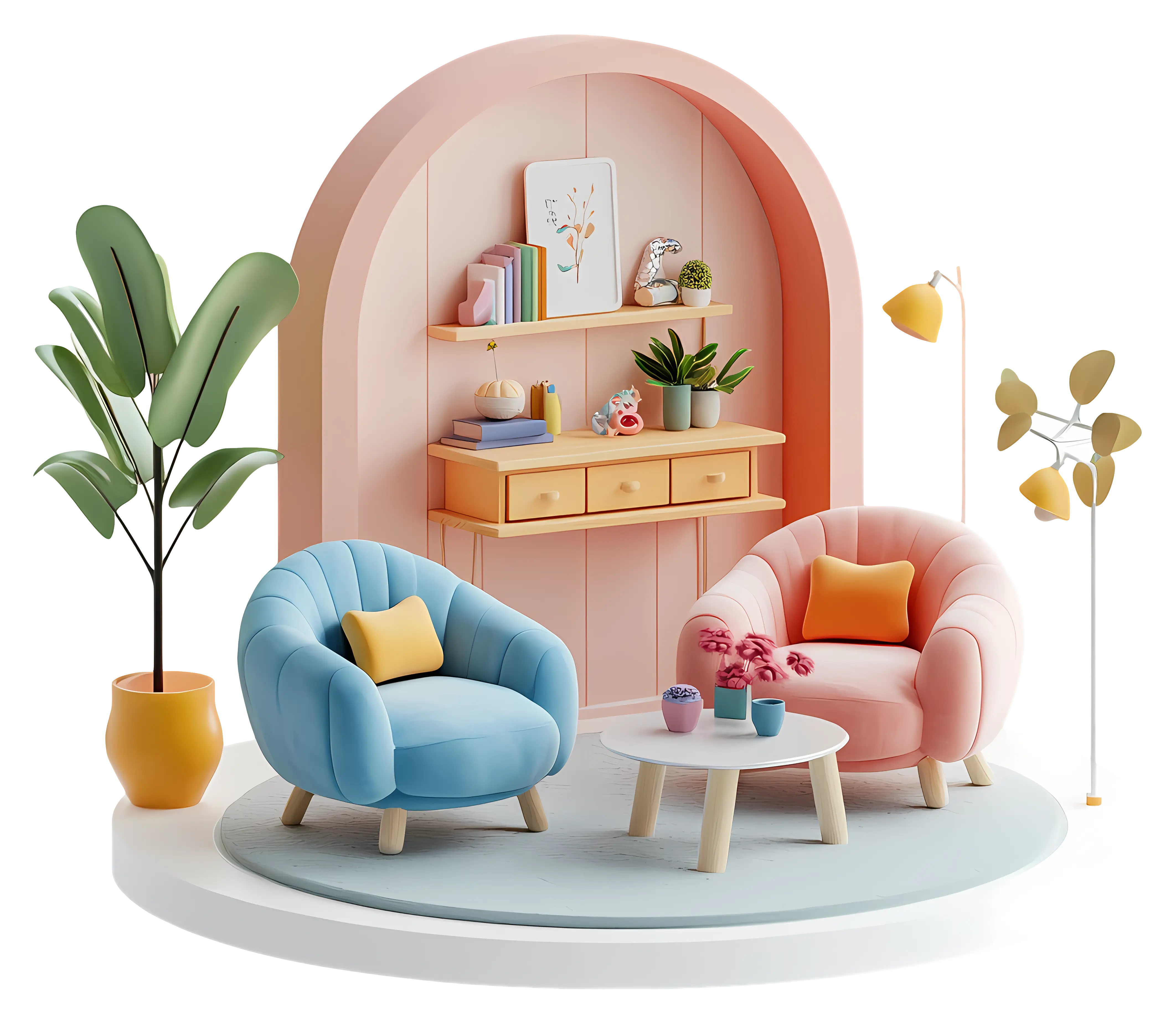 Cozy Living Room Setup