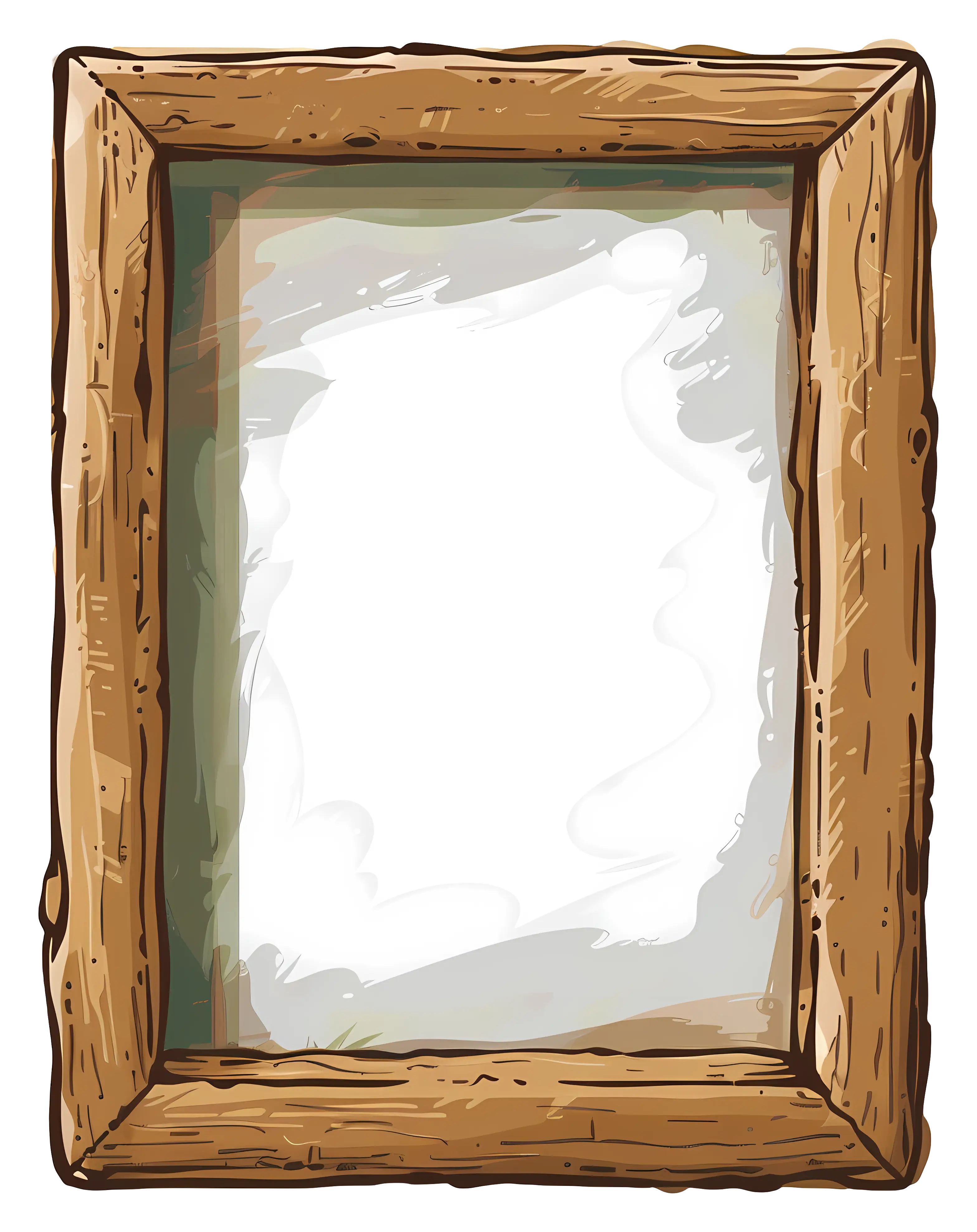 Rustic Wooden Frame
