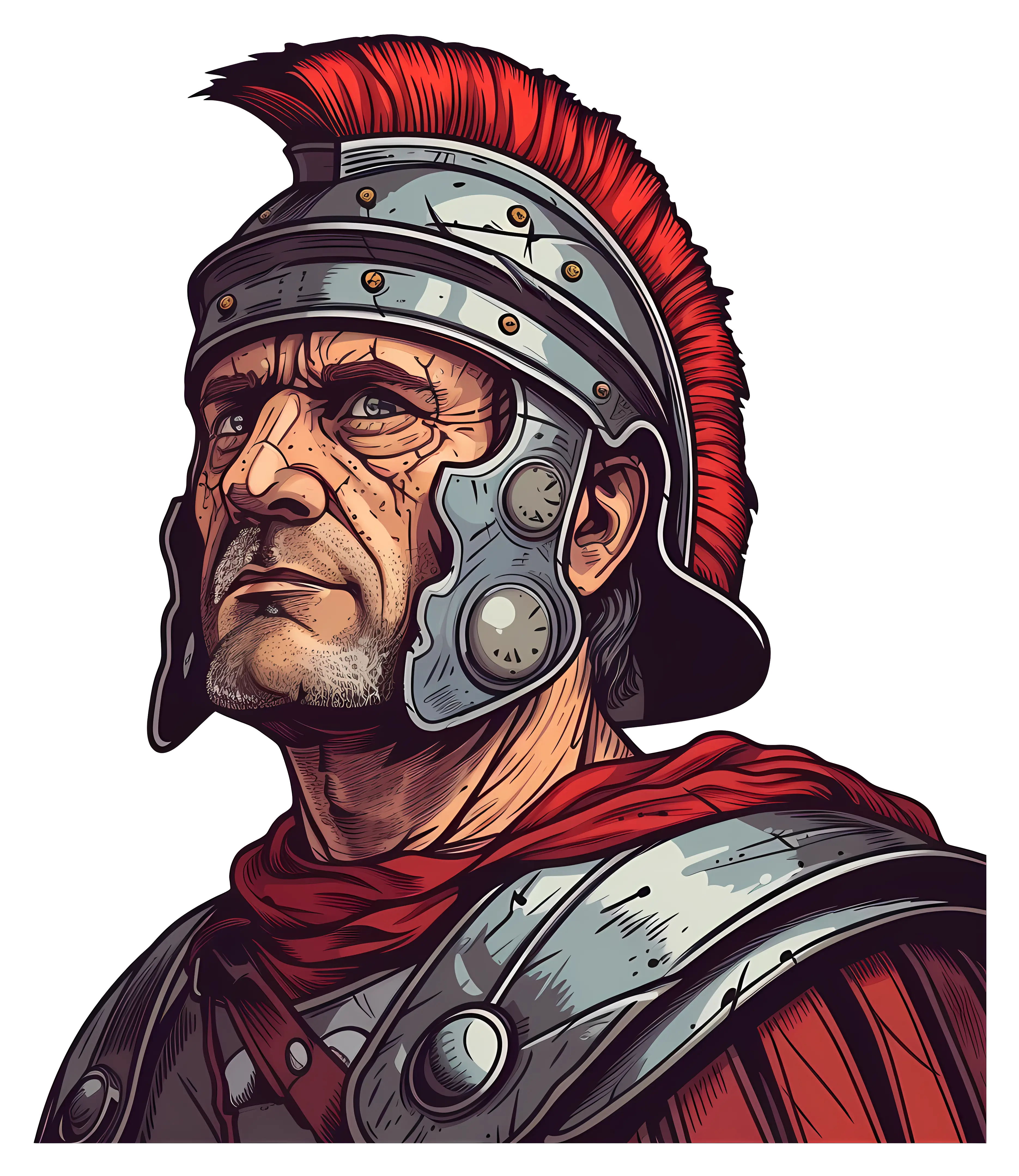 Illustration of a Roman Soldier