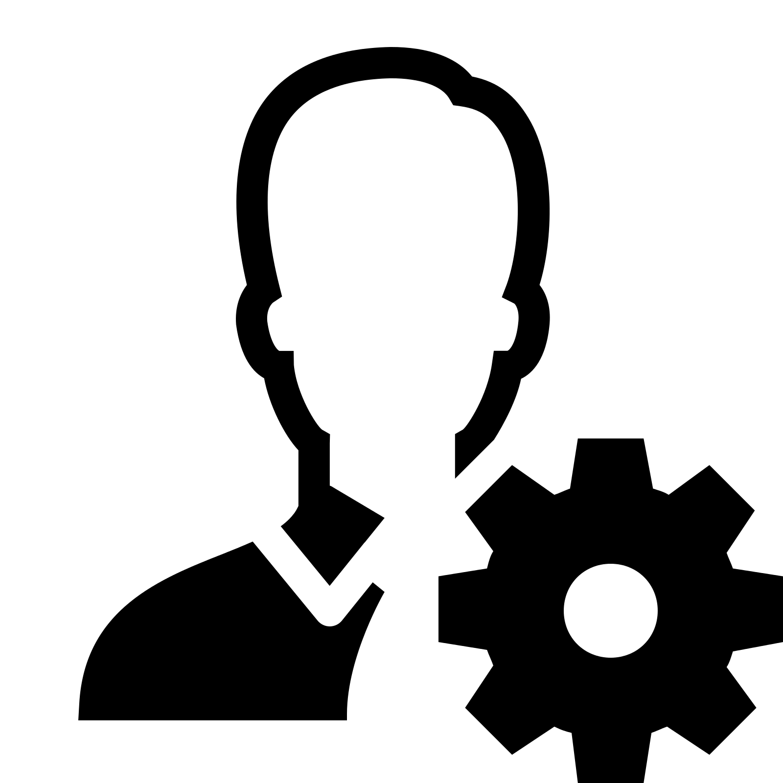 User Profile with Gear Icon