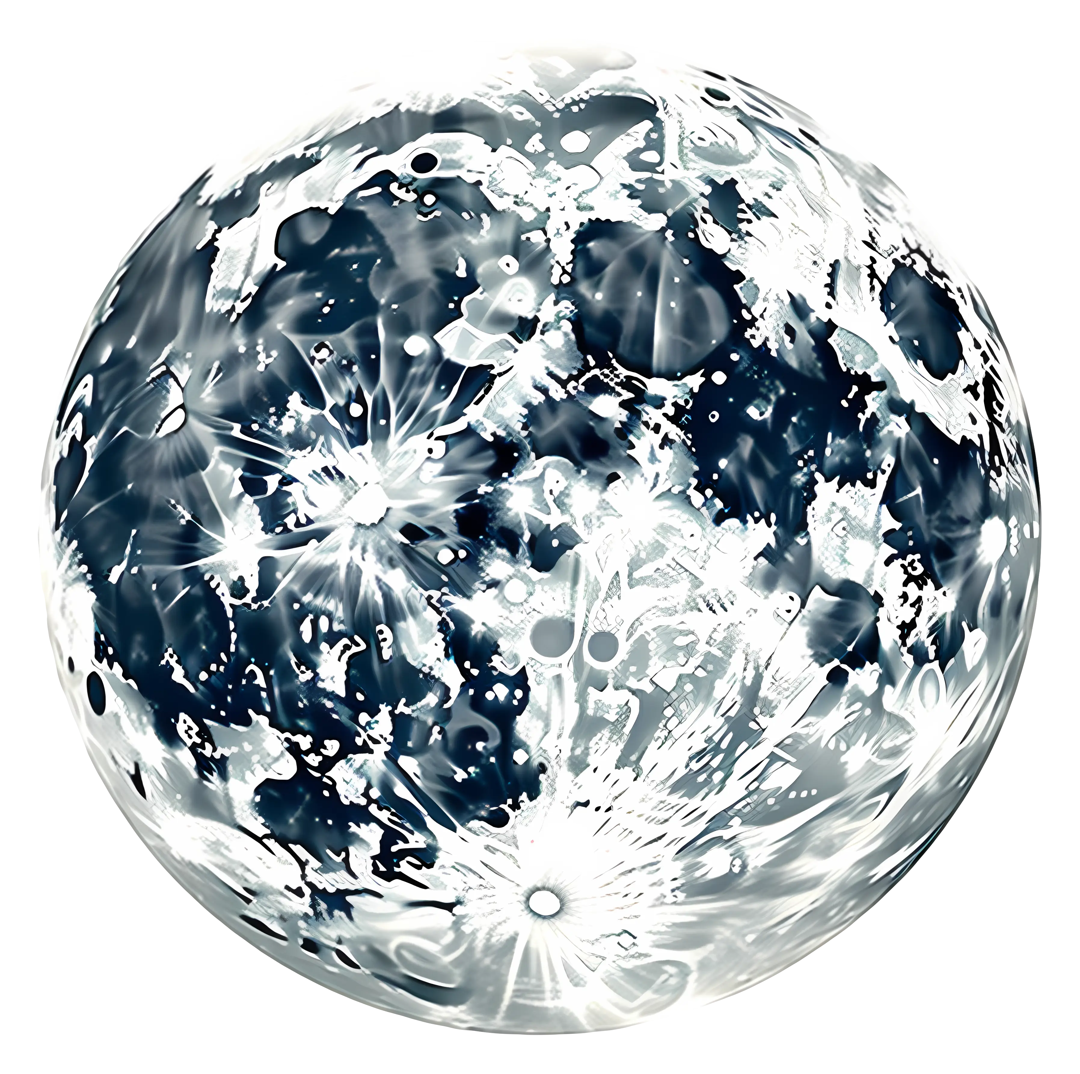 Abstract Celestial Sphere Illustration