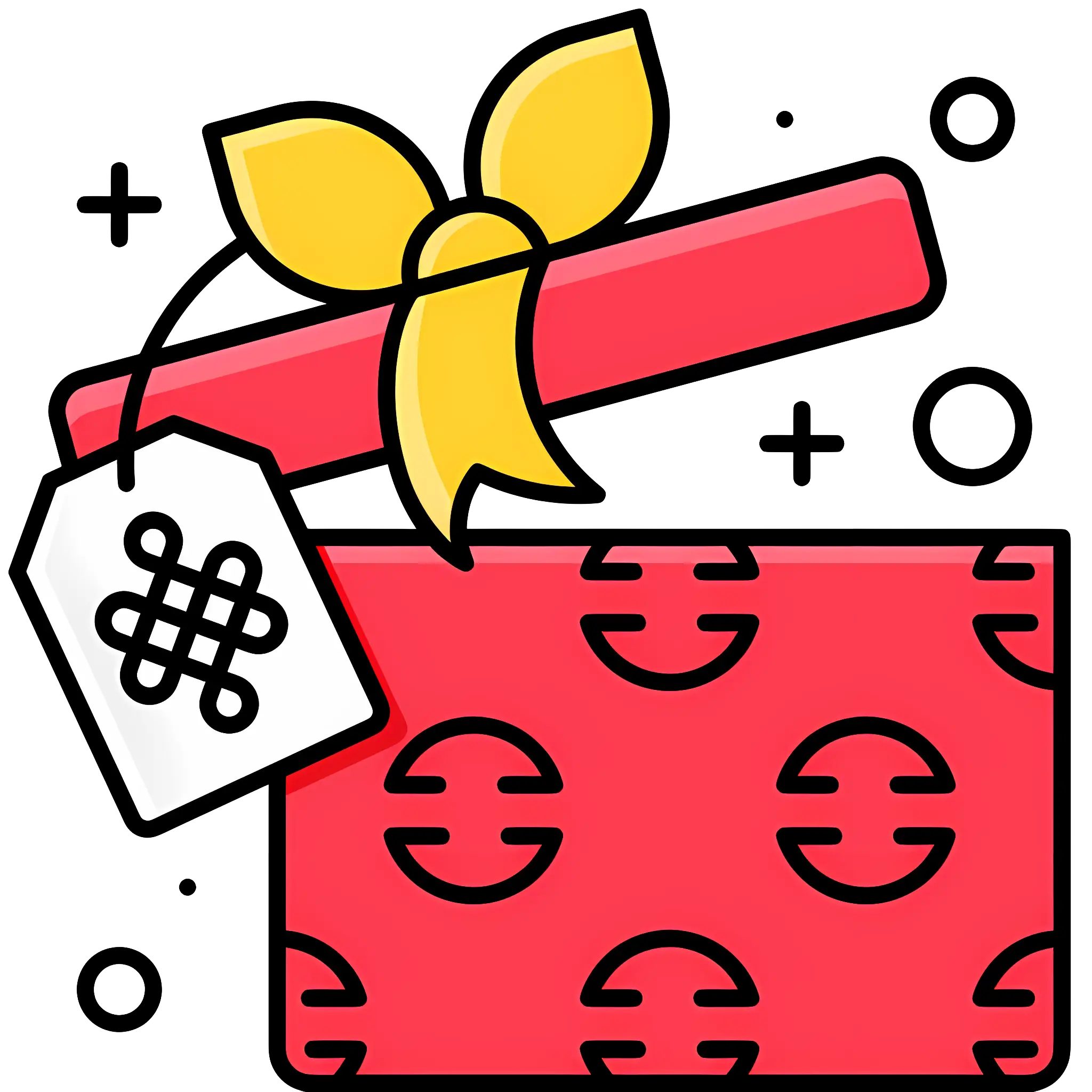 Decorative Gift Box with Ribbon