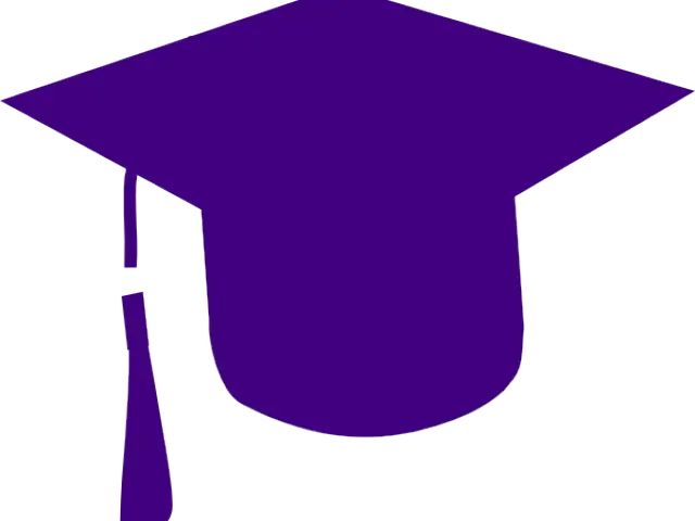 Purple Graduation Cap Illustration