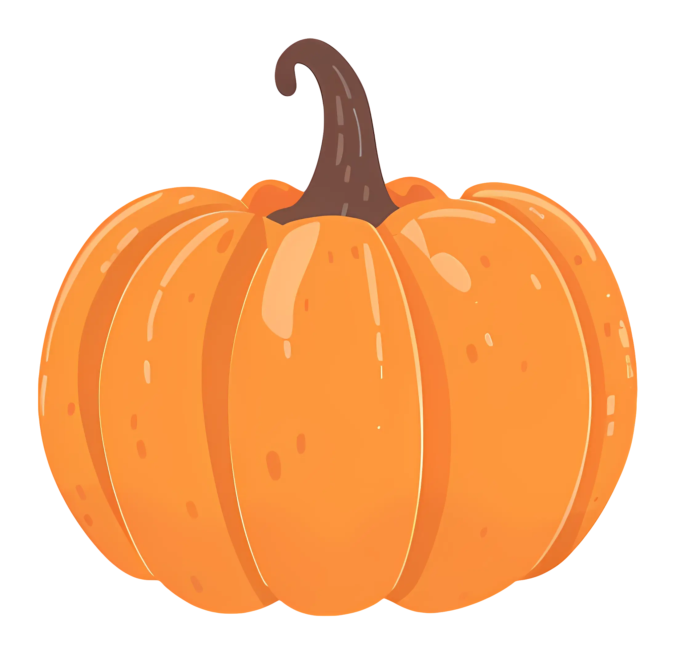 Orange Pumpkin Illustration