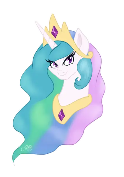 Princess Pony with Colorful Multi-Tone Mane