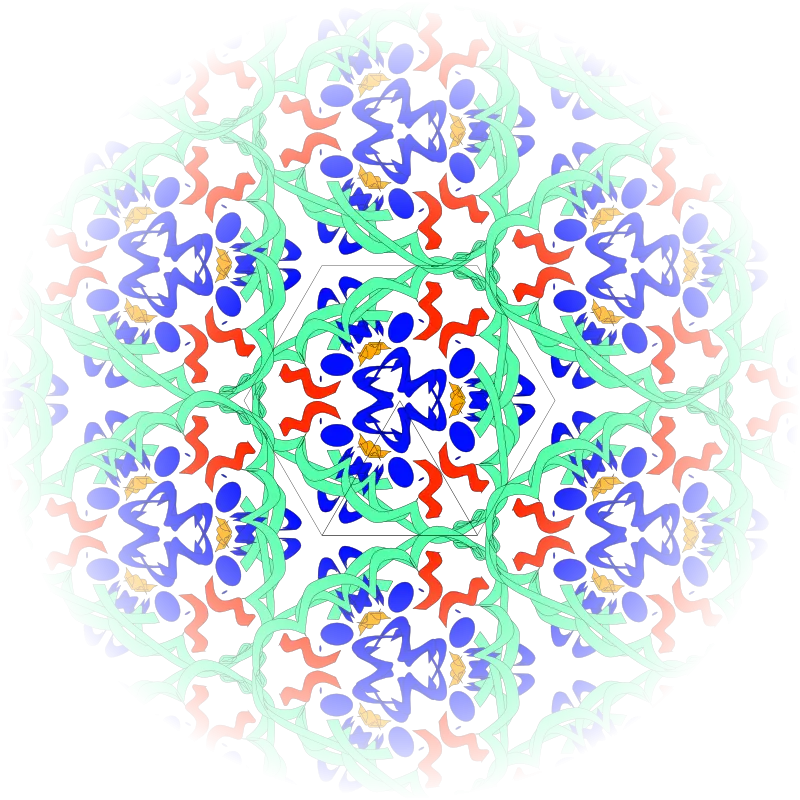Colorful Kaleidoscopic Pattern Art