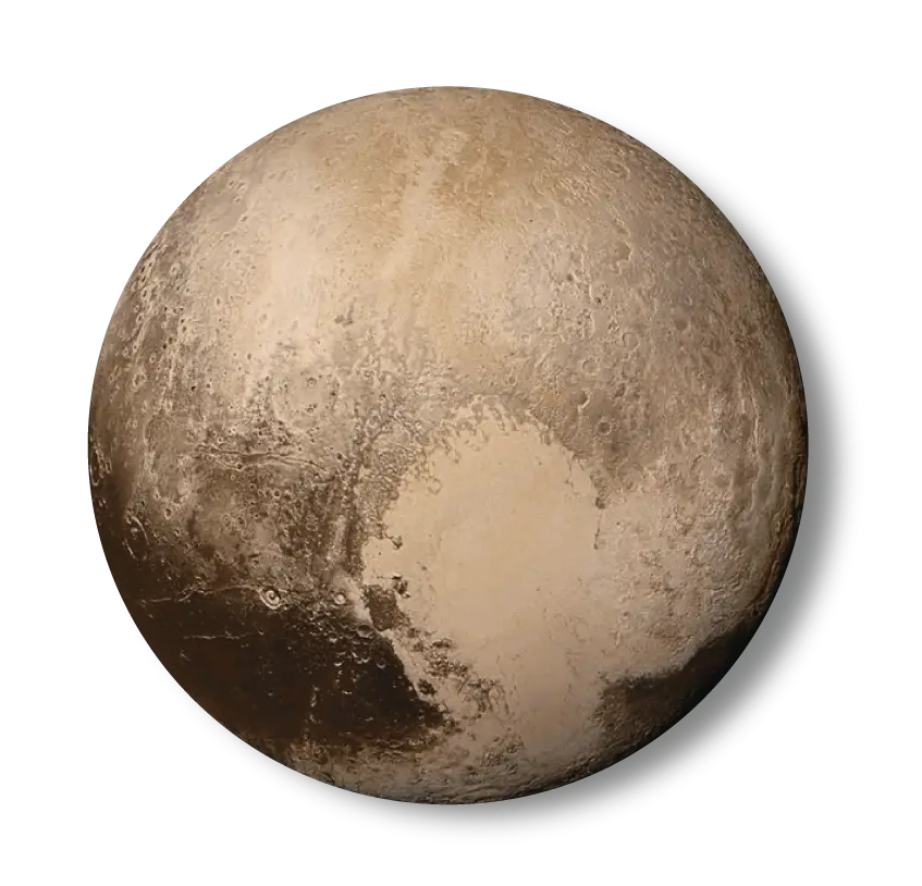 Surface View of a Planet in Space