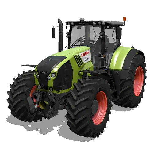 Green CLAAS Tractor with Large Tires