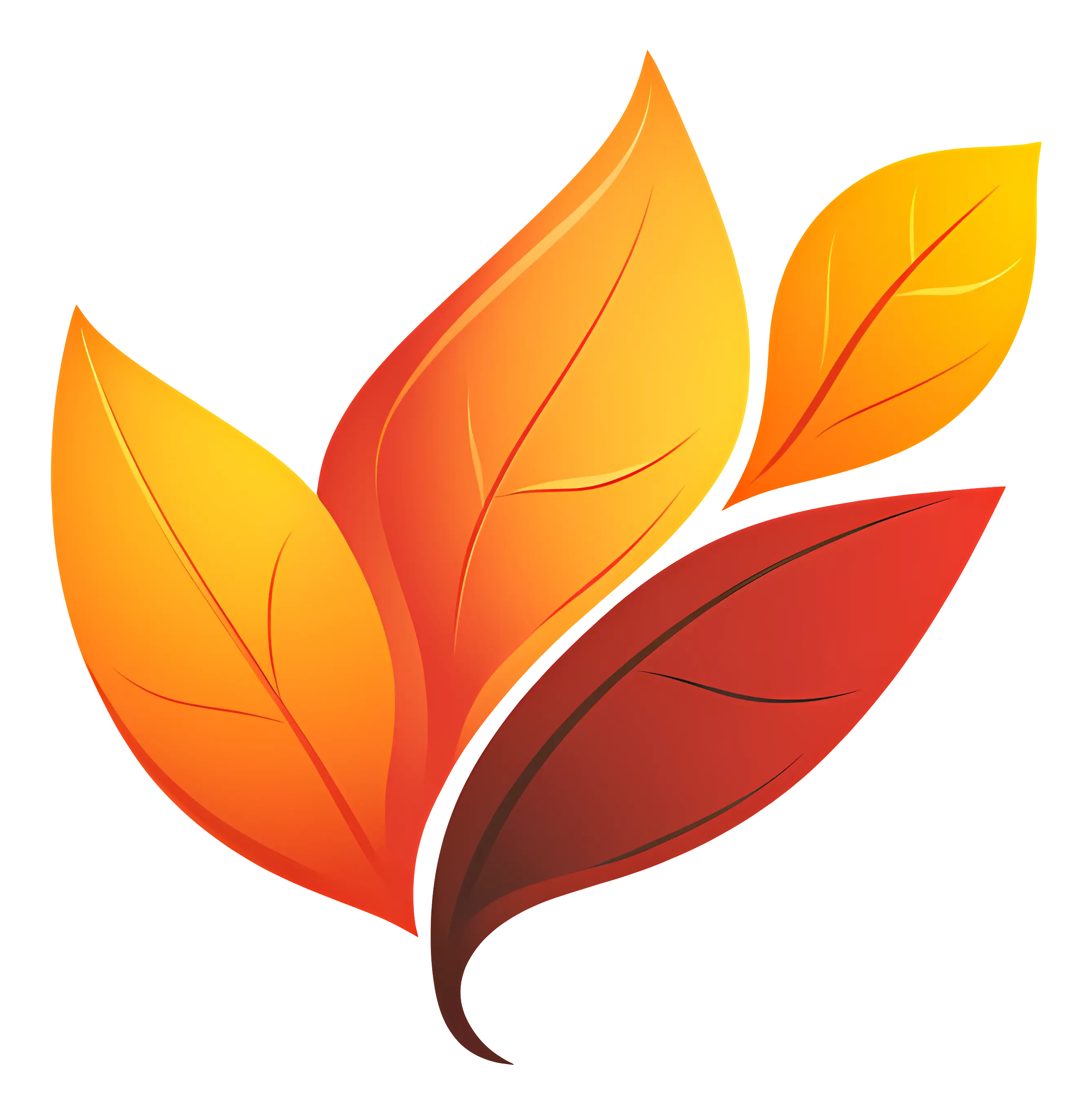 Colorful Autumn Leaves Illustration
