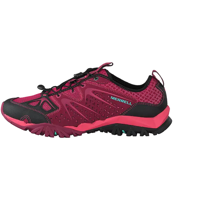 Red and Black Hiking Shoe