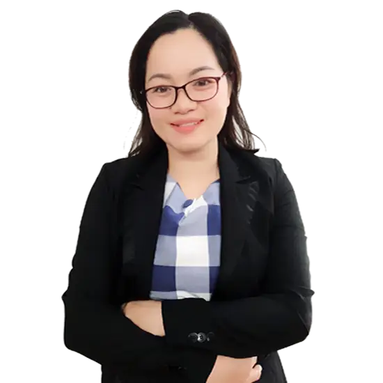 Woman in Formal Attire with Crossed Arms