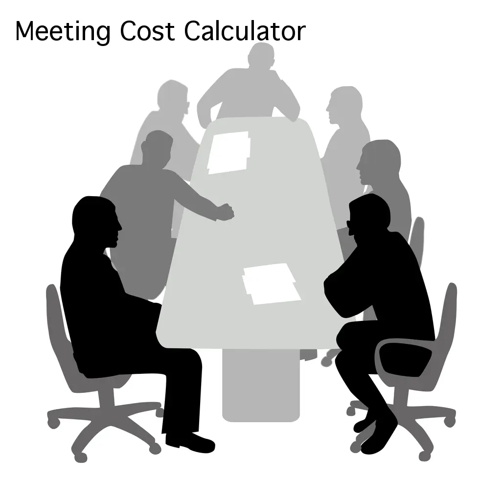 Meeting Cost Calculator Concept