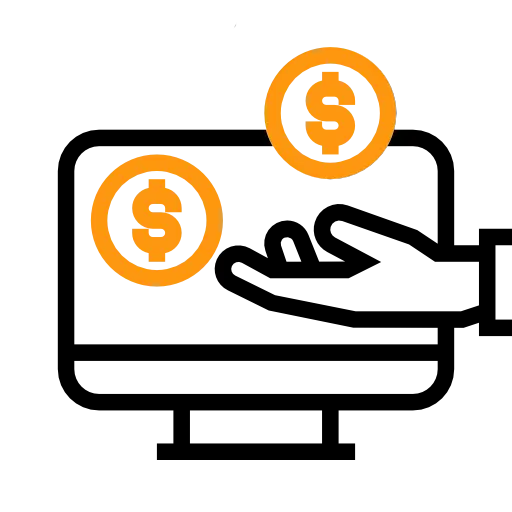 Online Payment Hand Icon