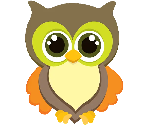 Adorable Cartoon Owl Illustration