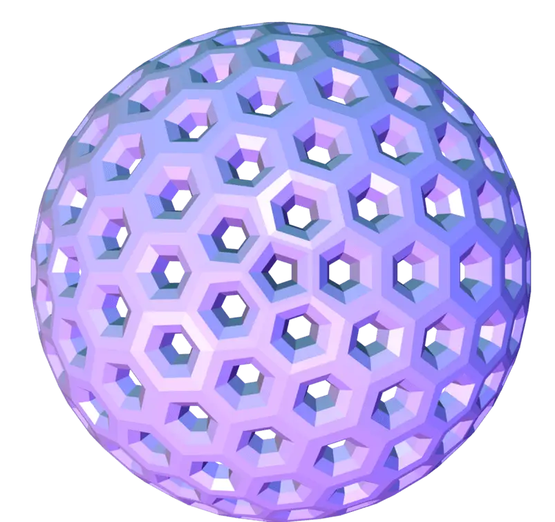 3D Geometric Sphere Design