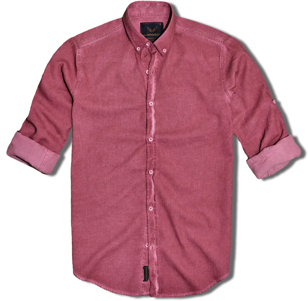 Red Button-Up Shirt Design