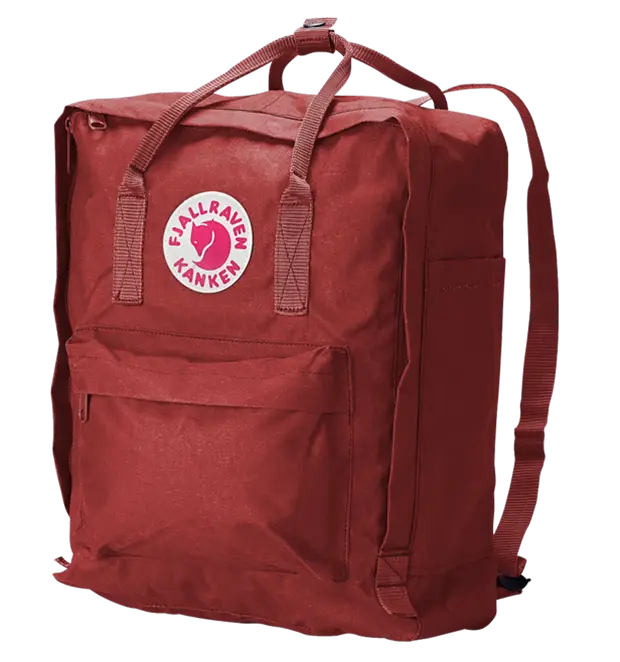 Red FjÃ¤llrÃ¤ven KÃ¥nken Backpack for Everyday Use