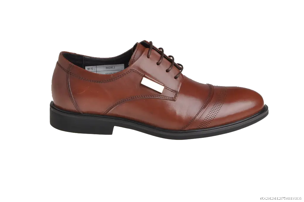 Stylish Brown Men&#039;s Leather Shoes