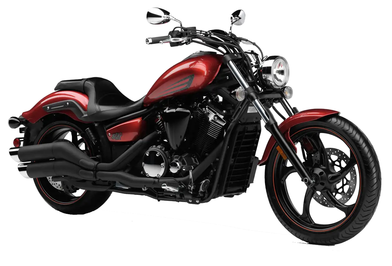 Red Cruiser Motorcycle for Comfortable Rides