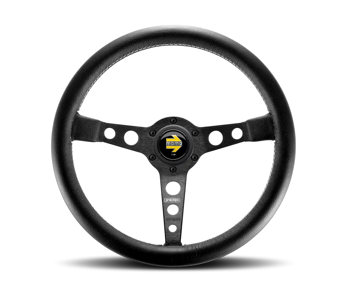 Black Steering Wheel Design for Vehicles