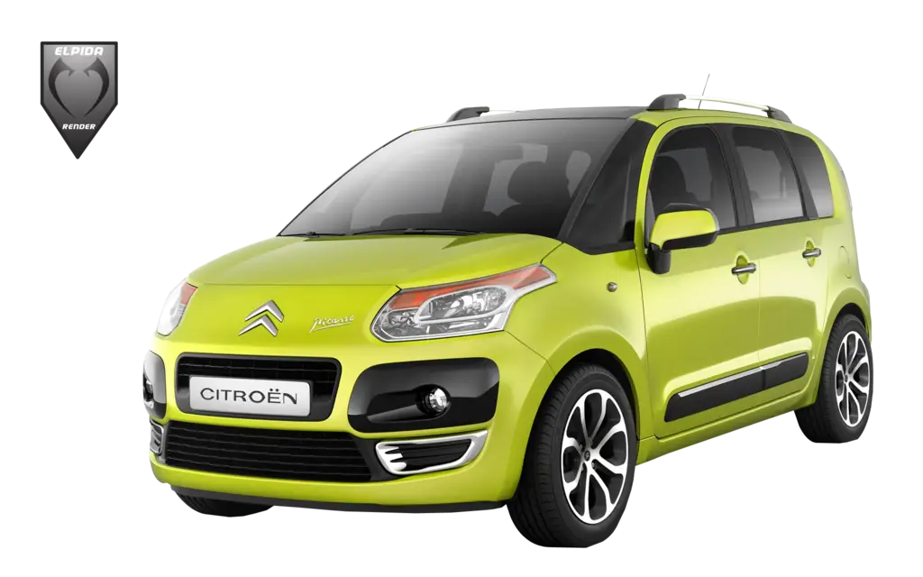 Lime Green CitroÃ«n C3 Mini-SUV