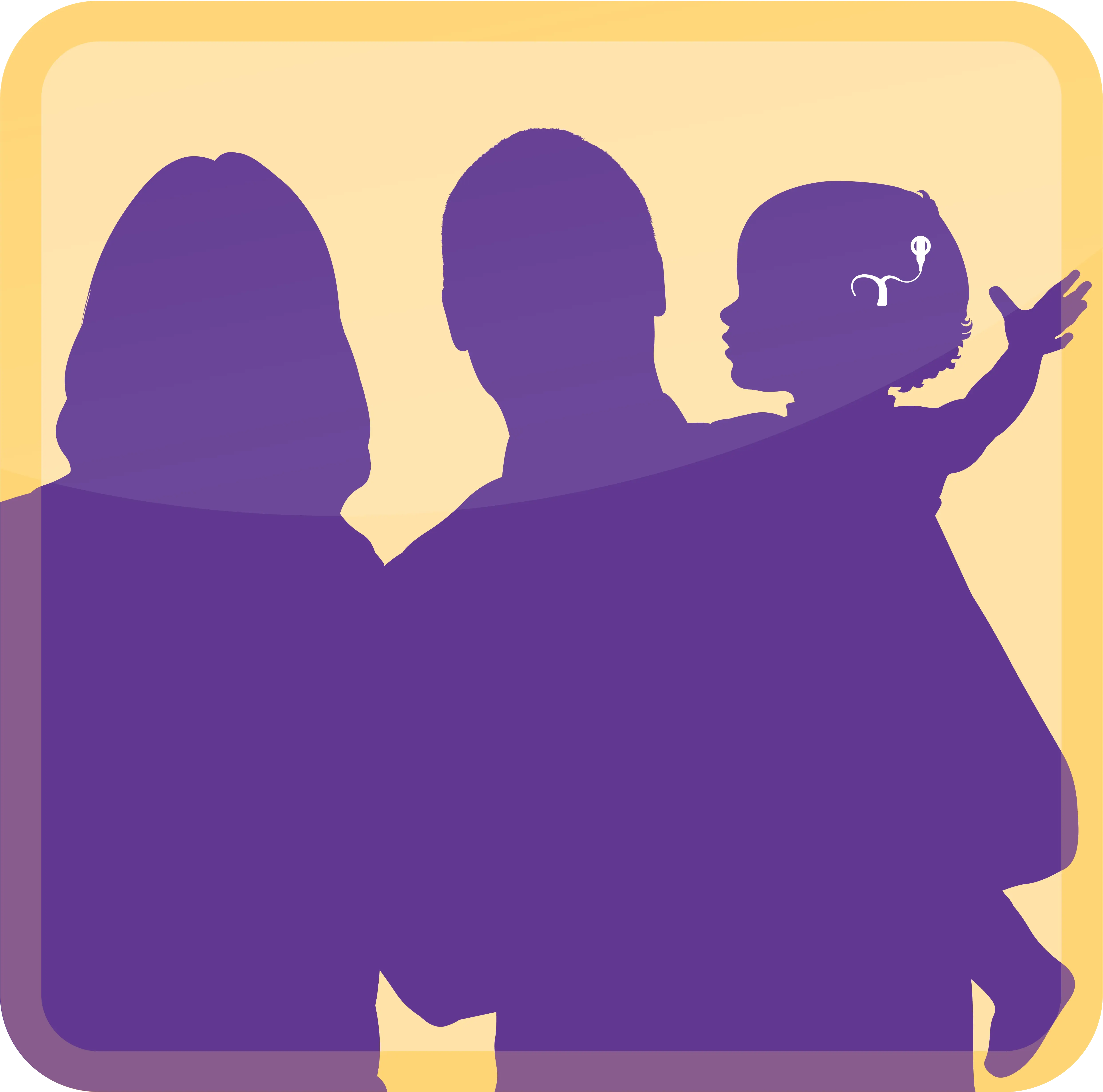 Family Silhouette Illustration