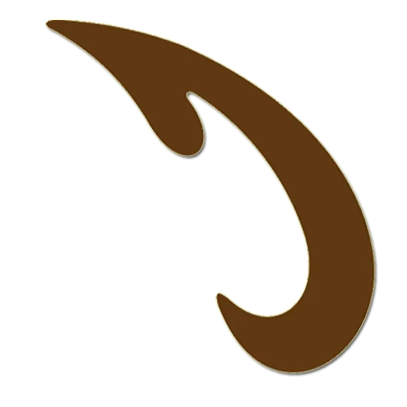 Brown Fishing Hook