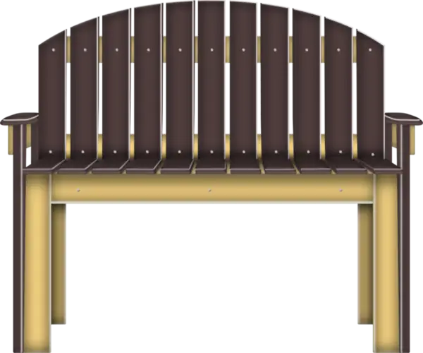 Wooden Bench for Outdoor Seating