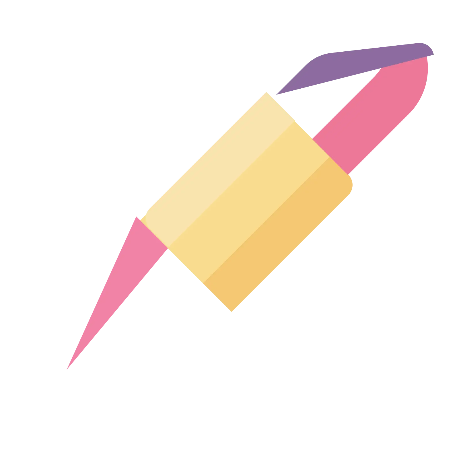 Stylized Fountain Pen Illustration