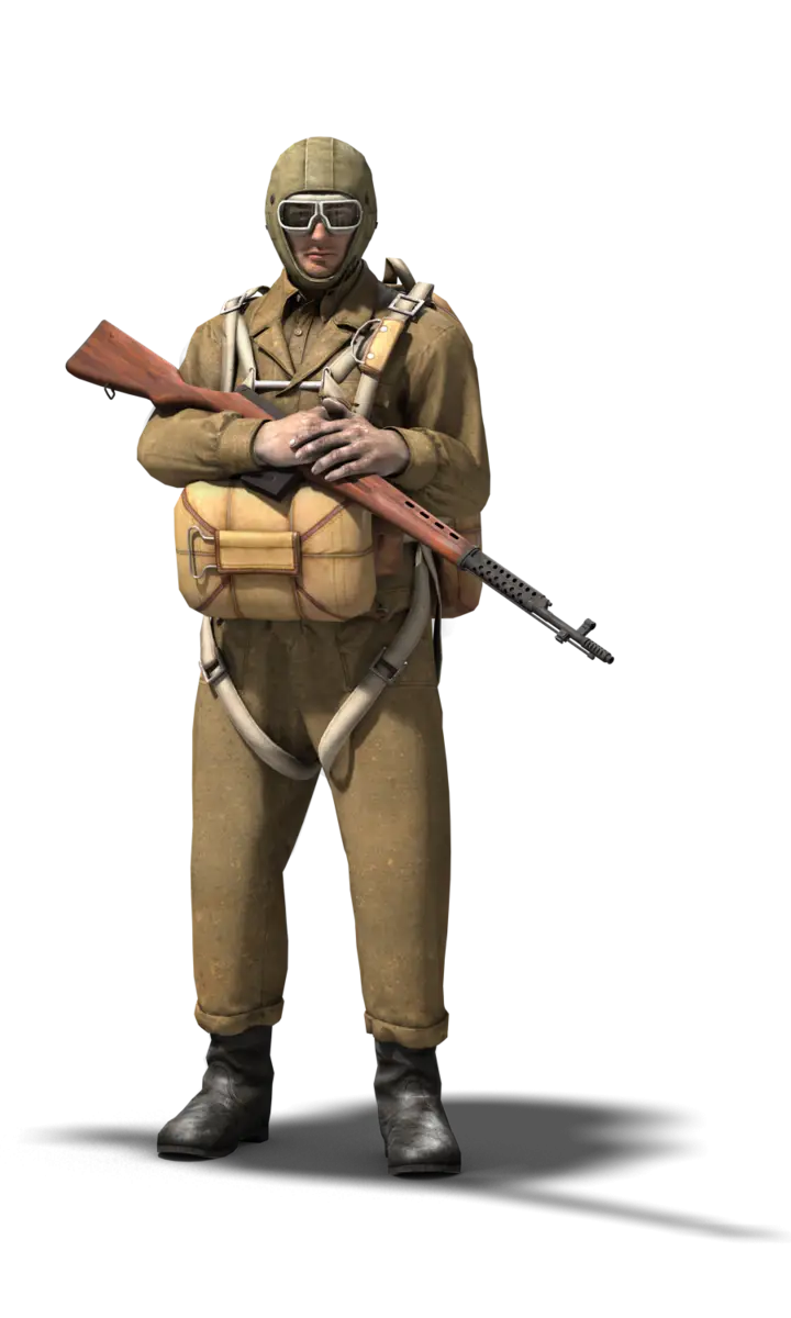 Soldier in Uniform Holding a Rifle