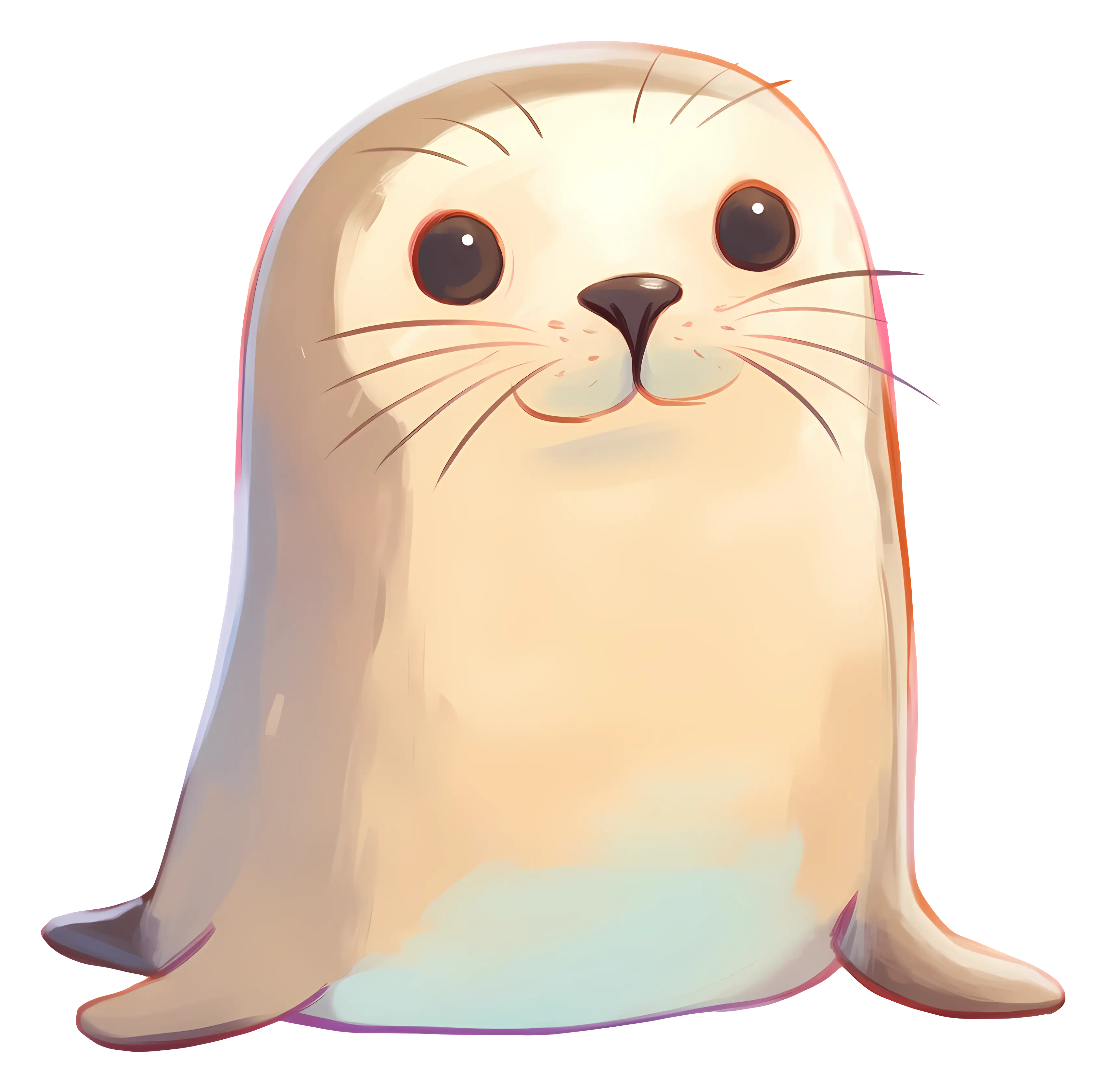 Cute Seal Illustration