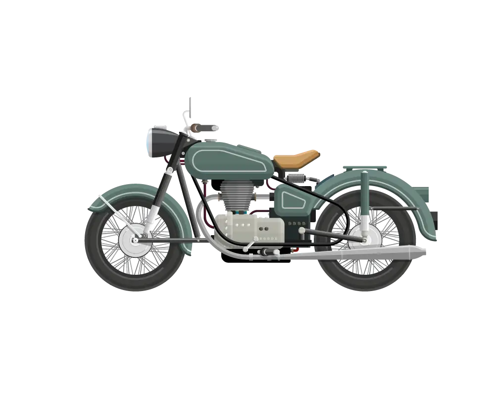 Retro Classic Motorcycle Design