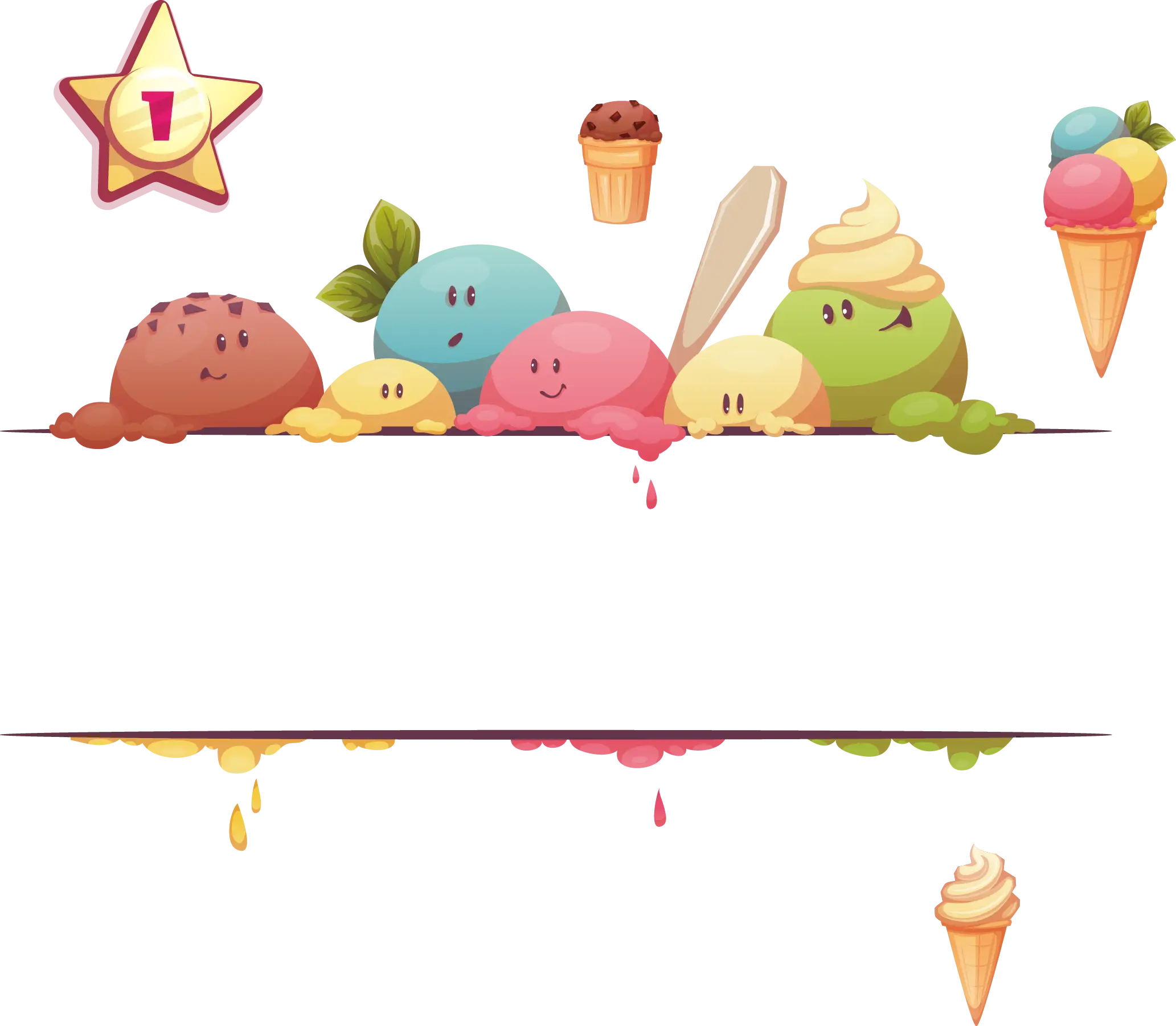 Cute Ice Cream Scoops