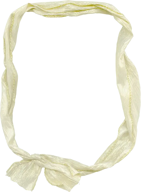 Golden Fabric Scarf