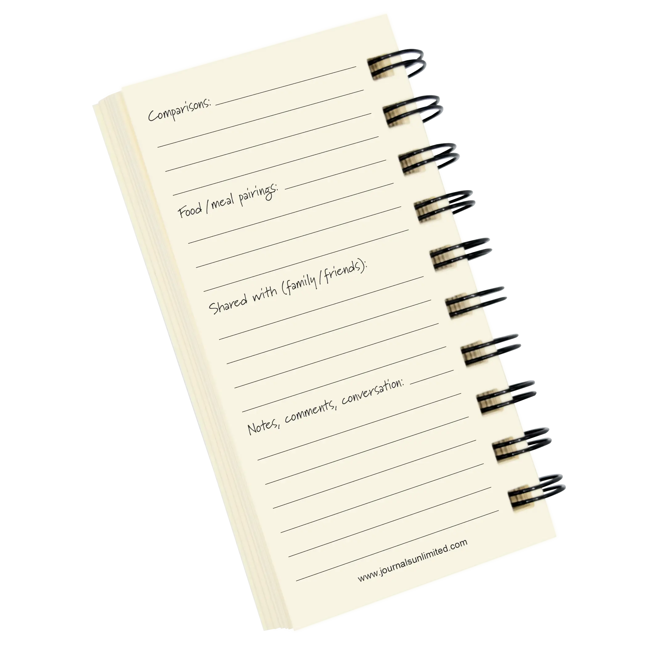 Spiral Notebook with Lined Pages for Notes