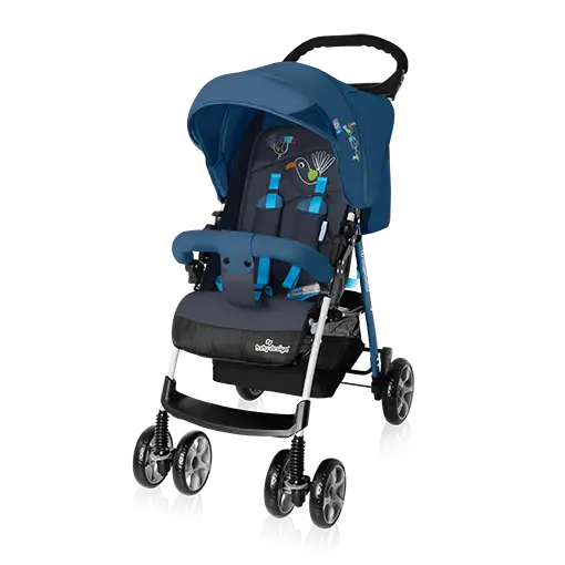 Stylish Blue Baby Stroller