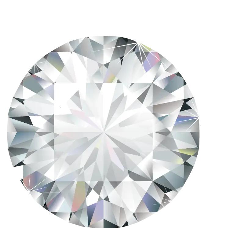 Sparkling Diamond Gemstone Illustration