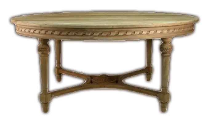 Classic Wooden Round Table