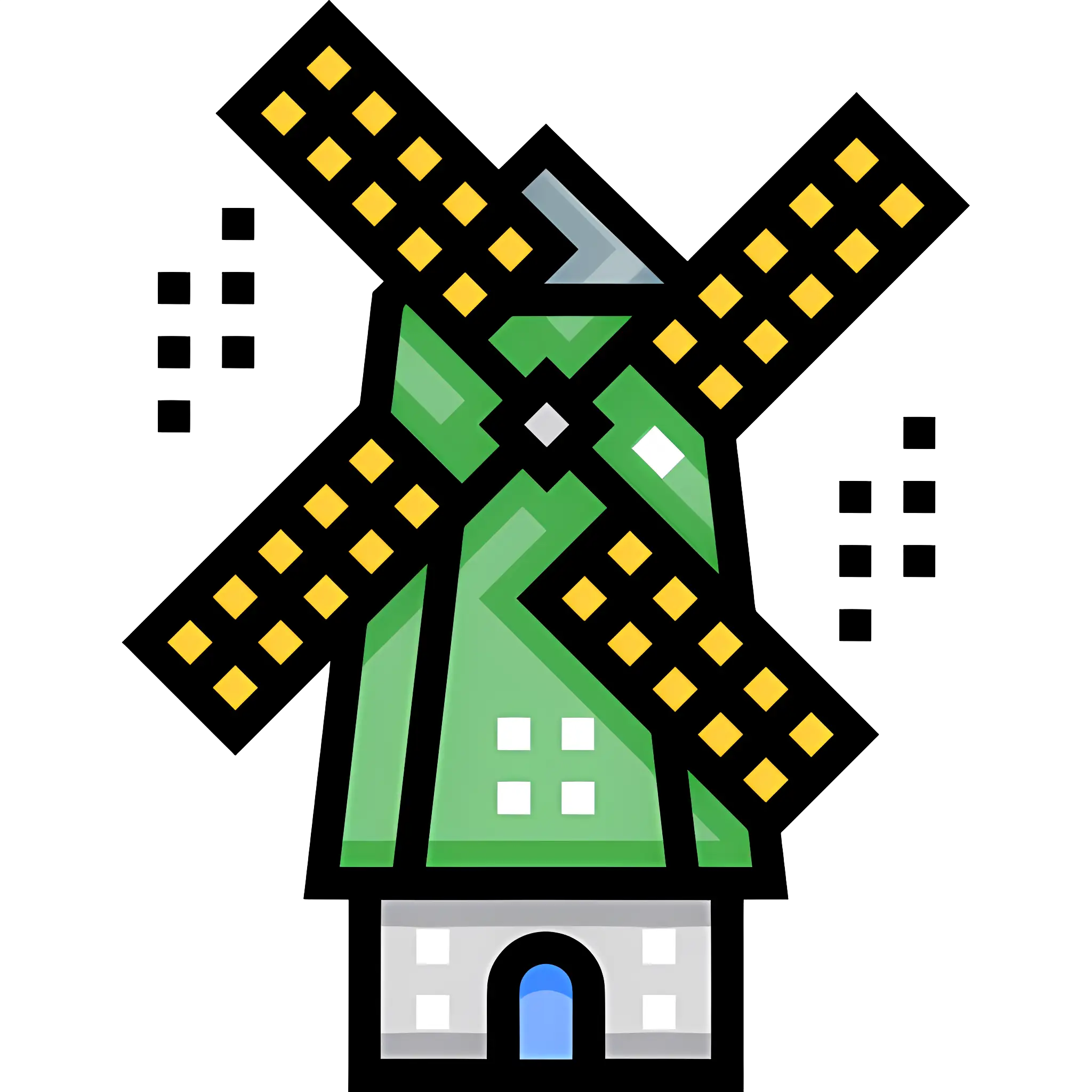 Green Windmill for Renewable Energy
