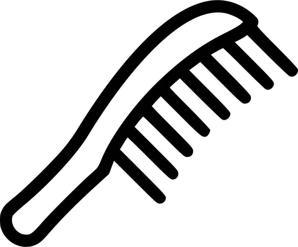 Simple Comb Icon Illustration
