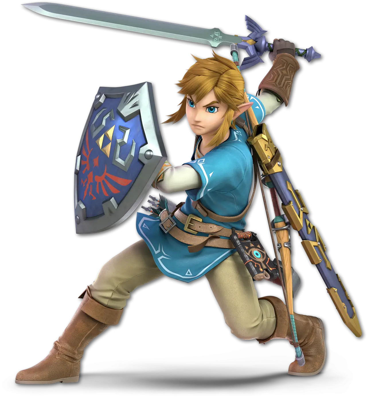 Fantasy Warrior with Sword and Shield
