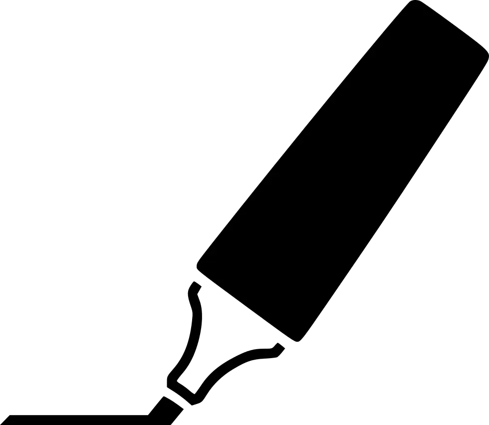 Black Marker for Highlighting