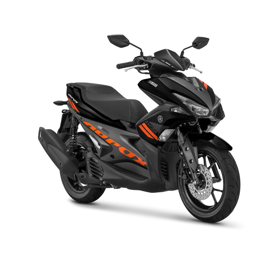 Black and Orange Racing Motorcycle