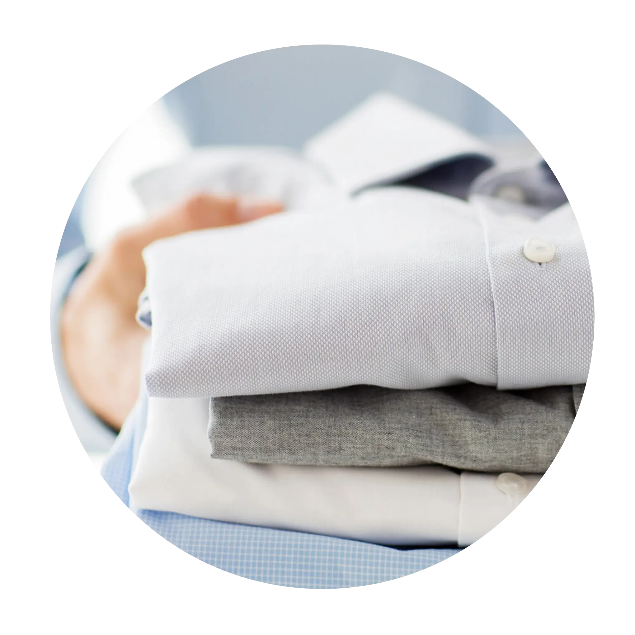 Neatly Folded Clothes