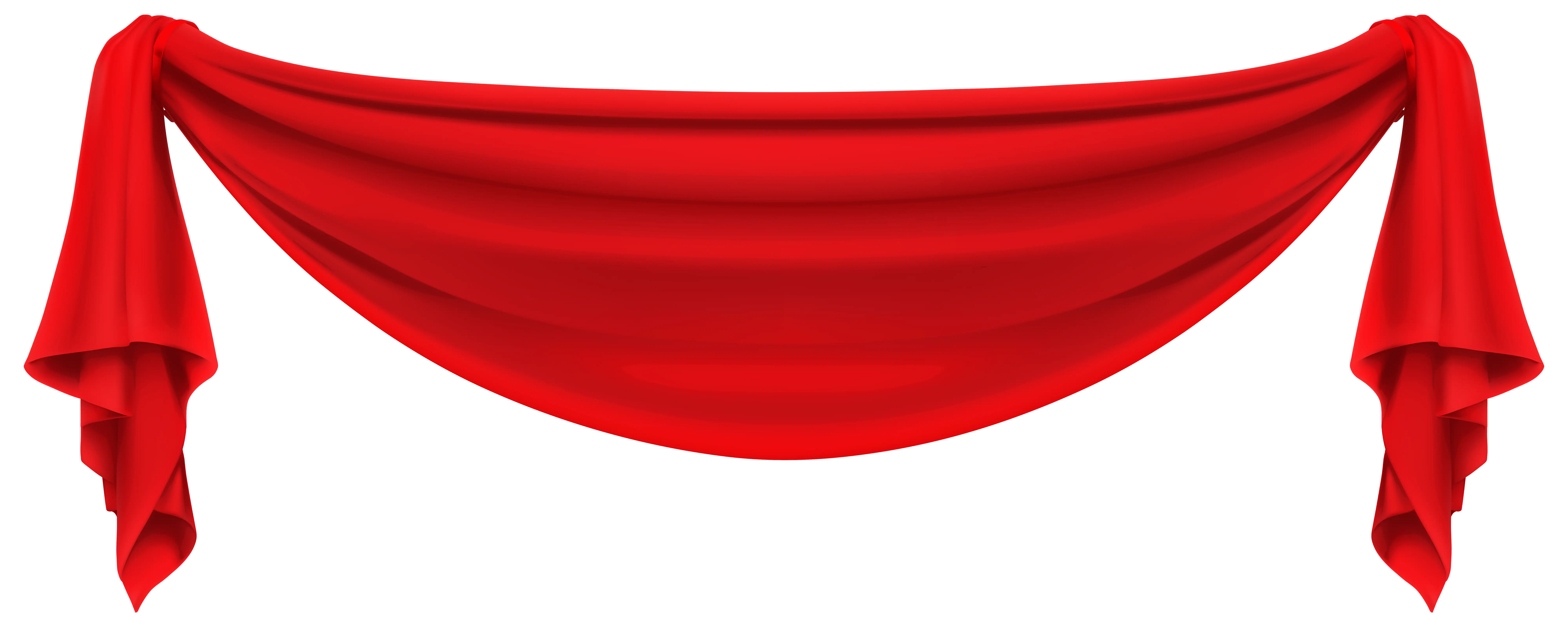 Red Drapes Decoration