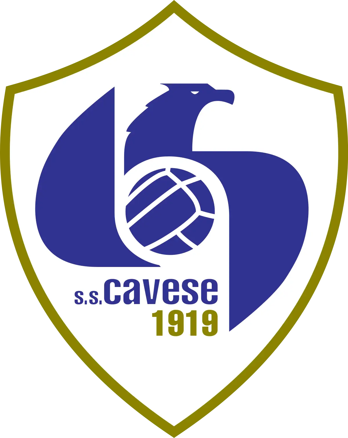 SS Cavese Logo with Eagle and Shield